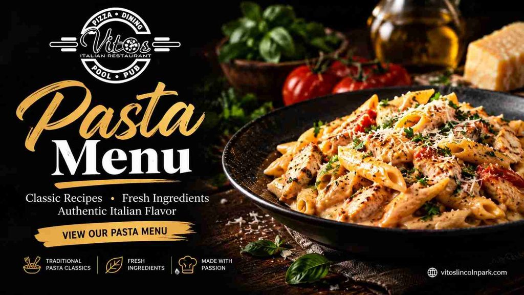 pasta menu